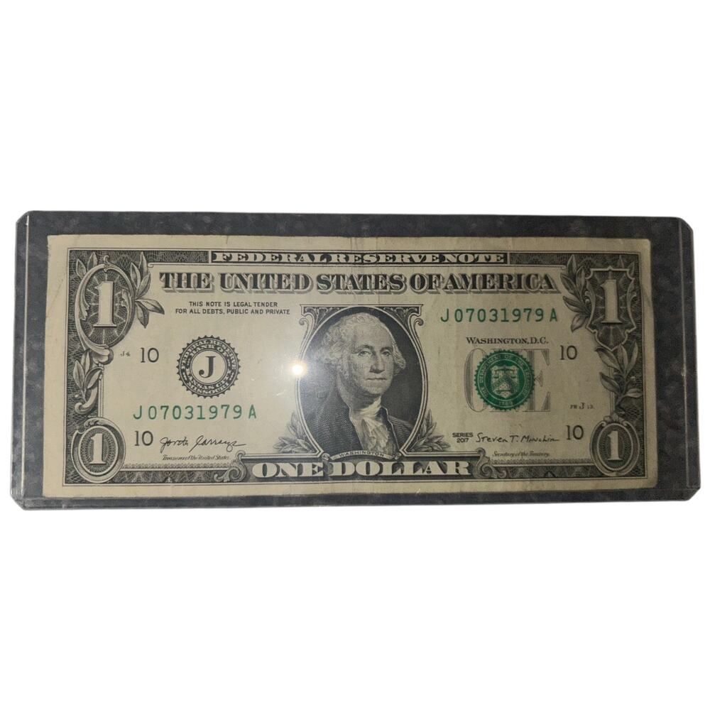 July 03, 1979 (J 07031979 A) BIRTHDAY Note $1 One Dollar Bill 07/03/1979